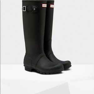 Hunter Women's Original Tall Rain Boots Black 9